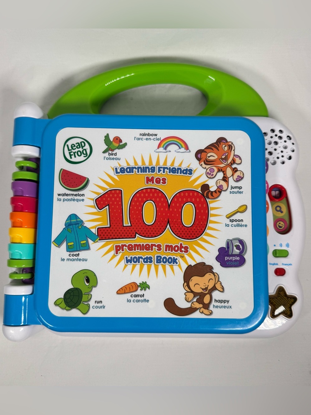 LeapFrog Learning Friends 100 Words Book, English & French